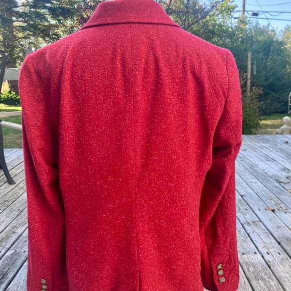Vintage L.L. Bean Red Tweed Blazer – Size Medium - Picture 7 of 10